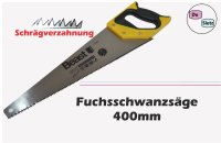 Fuchsschwanzs&auml;ge 400mm Schr&auml;gverzahng