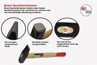 Schlosserhammer 3´er Set L 100/500/1000g