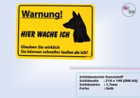 Warnschilder Thema "Hund"