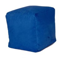 Sitzwürfel QB Alcantara Variationen Blau
